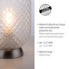 Leuchten Direkt REISHI Table lamp silver, 1-light source