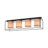 Leuchten Direkt RAVEN Ceiling Light black, 4-light sources