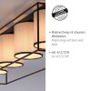 Leuchten Direkt RAVEN Ceiling Light black, 4-light sources
