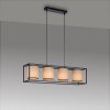Leuchten Direkt RAVEN Pendant Light black, 4-light sources