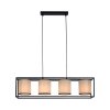 Leuchten Direkt RAVEN Pendant Light black, 4-light sources