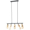 Brilliant Tiffany Pendant Light Ecru, black, 5-light sources
