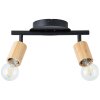 Brilliant Tiffany Ceiling Light Ecru, black, 2-light sources