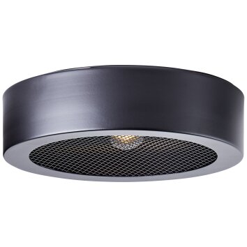 Brilliant Sandros Ceiling Light black, 1-light source