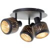 Brilliant Tyas Ceiling Light black, 3-light sources