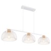 Globo VITIANO Pendant Light brown, white, 3-light sources