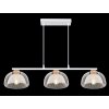 Globo VITIANO Pendant Light brown, white, 3-light sources