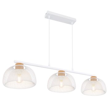 Globo VITIANO Pendant Light brown, white, 3-light sources