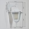 Naofe Outdoor Wall Light white, 1-light source