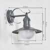 Broni Outdoor Wall Light anthracite, 1-light source