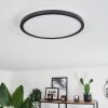 Boyero Ceiling Light LED black, 2-light sources, Remote control, Colour changer