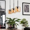 Lauden Pendant Light glass 15 cm Amber, 3-light sources