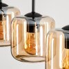 Lauden Pendant Light glass 15 cm Amber, 3-light sources