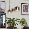 Lauden Pendant Light glass 15 cm clear, Smoke-coloured, 3-light sources
