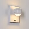 Borlo Outdoor Wall Light LED white, 2-light sources, Motion sensor