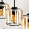 Lauden Pendant Light glass 15 cm Amber, clear, 4-light sources