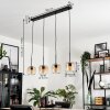Lauden Pendant Light glass 15 cm Amber, clear, 4-light sources