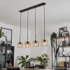 Lauden Pendant Light glass 15 cm Amber, clear, 4-light sources