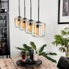 Lauden Pendant Light glass 15 cm Amber, clear, 4-light sources