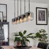 Lauden Pendant Light glass 15 cm clear, Smoke-coloured, 5-light sources