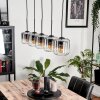 Lauden Pendant Light glass 15 cm clear, Smoke-coloured, 5-light sources
