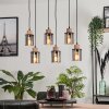 Loursin Pendant Light black, 6-light sources