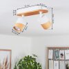 Blondo Ceiling Light Ecru, white, 2-light sources