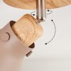 Brunnen Ceiling Light brown, Wood like finish, Taupe, 1-light source