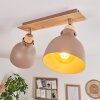 Brunnen Ceiling Light brown, Wood like finish, Taupe, 2-light sources