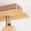 Brunnen Ceiling Light brown, Wood like finish, Taupe, 2-light sources