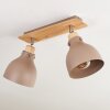 Brunnen Ceiling Light brown, Wood like finish, Taupe, 2-light sources