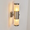 Tolsona Outdoor Wall Light stainless steel, 2-light sources, Motion sensor