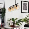 Lauden Pendant Light glass 15cm Amber, clear, 3-light sources