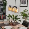 Lauden Pendant Light glass 15cm Amber, 3-light sources