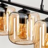 Lauden Pendant Light glass 15cm Amber, 3-light sources