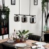 Lauden Pendant Light glass 15cm Smoke-coloured, 3-light sources