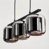 Lauden Pendant Light glass 15cm Smoke-coloured, 3-light sources