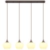 Globo MAXY Pendant Light Mocha, 4-light sources