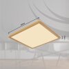 Globo SAPANA Ceiling Light LED brass, white, 1-light source