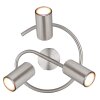 Globo ALLVI Ceiling Light matt nickel, 3-light sources