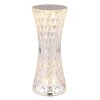 Globo GIXI Table lamp LED silver, transparent, clear, 1-light source, Colour changer