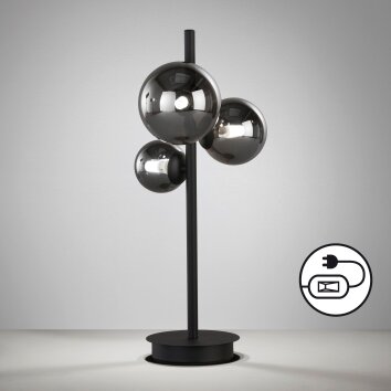 Fischer & Honsel Bala Table lamp LED black, 3-light sources
