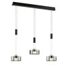 Fischer & Honsel Lavin Pendant Light LED black, 3-light sources