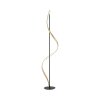 Paul Neuhaus QSWING Floor Lamp LED anthracite, gold, 1-light source, Remote control