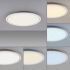 Leuchten Direkt EDGING Ceiling Light LED white, 2-light sources, Remote control
