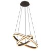 Globo GROUNI Pendant Light LED titanium, 1-light source, Remote control