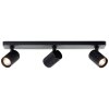 Brilliant Marty Ceiling Light black, 3-light sources