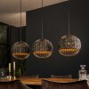 Burgase Pendant Light anthracite, 3-light sources