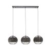 Burgase Pendant Light anthracite, 3-light sources