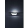 Helestra CAPE outdoor wall light LED grey, silver, 1-light source
